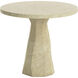 Kliff 34 X 30 inch Travertine Look Outdoor Bistro Table